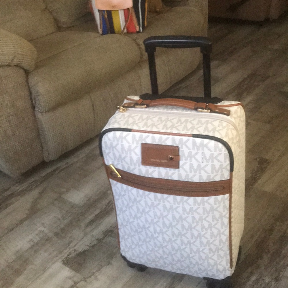 SOLD- Michael Kors carry-on suitcase
